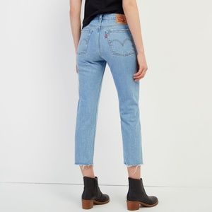 Levi's Wedgie Fit Straight Crop Jeans